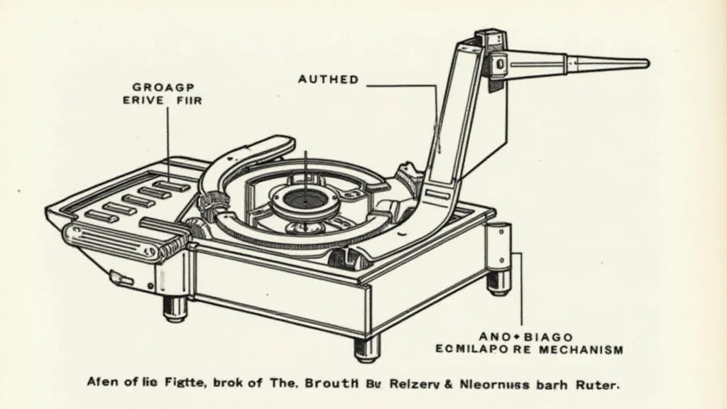 Diagram of phonograph mechanism