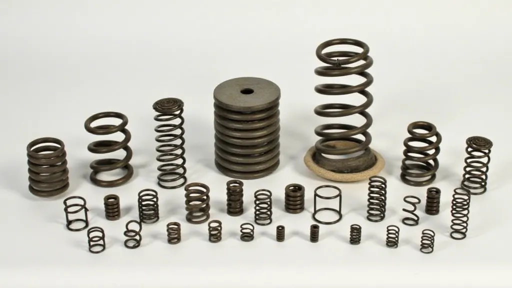 Collection of various phonograph springs
